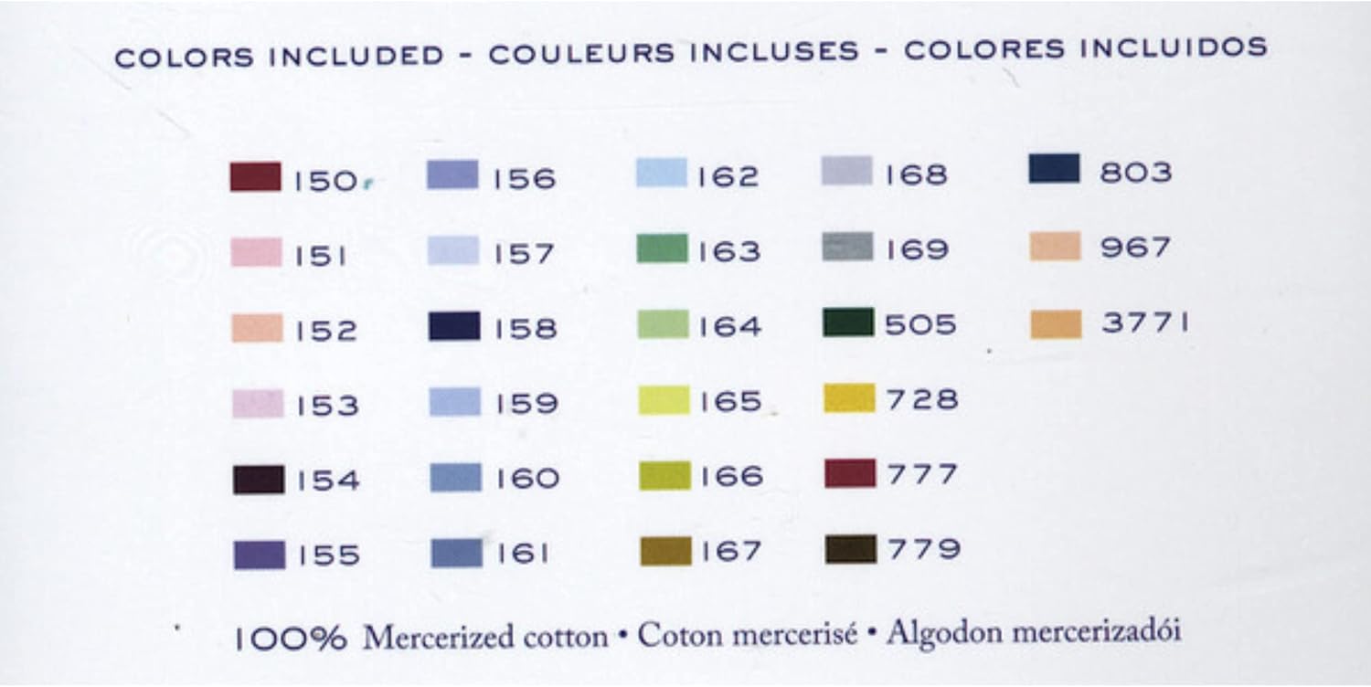 DMC Embroidery Floss Kit, DMC Gold Collection Embroidery Thread Pack,27 Colors Bundled with Rylei Crafts Plastic Floss Bobbins,Cotton Cross Stitch Threads,Premium Supplies for Embroidery String/Yarn