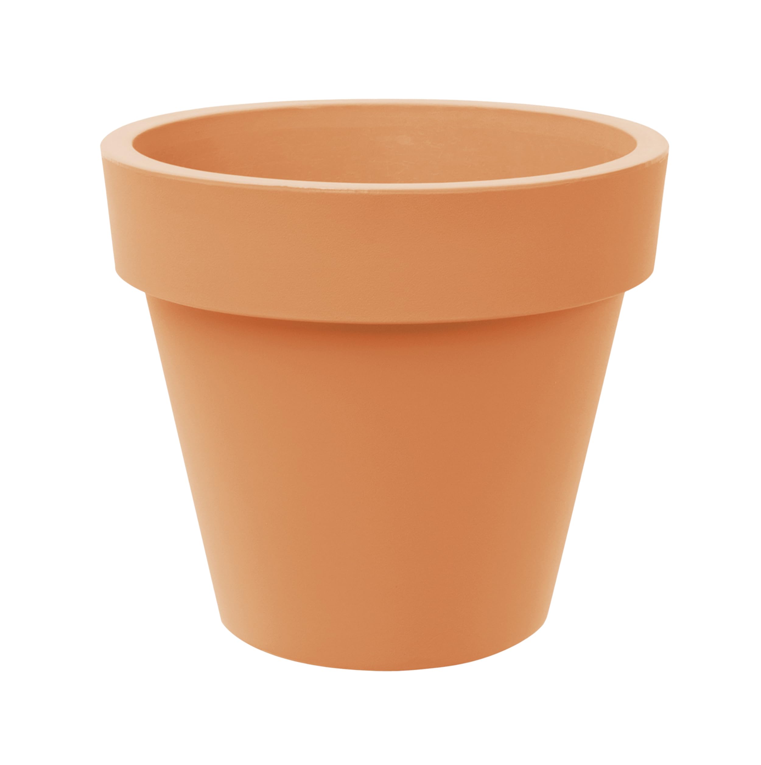 Tera - Maceta grande de resina estándar One, maceta para exterior e interior, técnica rotacional, macetas para plantas y árboles, resistente a los rayos UV, resistente a las heladas, (envejecido, 50