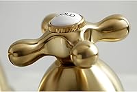 Vista 2 de Kingston Brass KS3967AX - Grifo de baño extendido de 8 pulgadas, latón cepillado