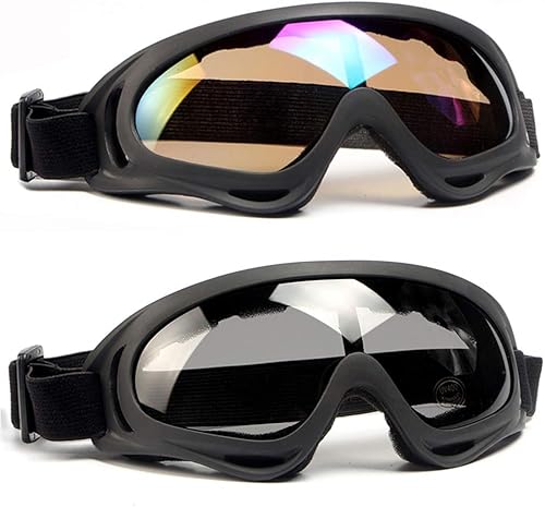 Miniatura 2 de SPOSUNE Gafas de motocicleta Airsoft, protección UV400, gafas de motocross, gafas de seguridad para hombres y mujeres
