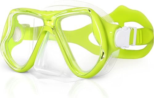 Miniatura 12 de Máscara de snorkel para natación Keary, máscara de buceo para adultos hombres mujeres jóvenes, gafas de natación antiniebla con vista clara de 180°