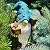 Garden Gnome - Solar Magician Gnome Figurine - 9.45 Inch Tall Decor Outdoor Lawn Statue with LED Lights