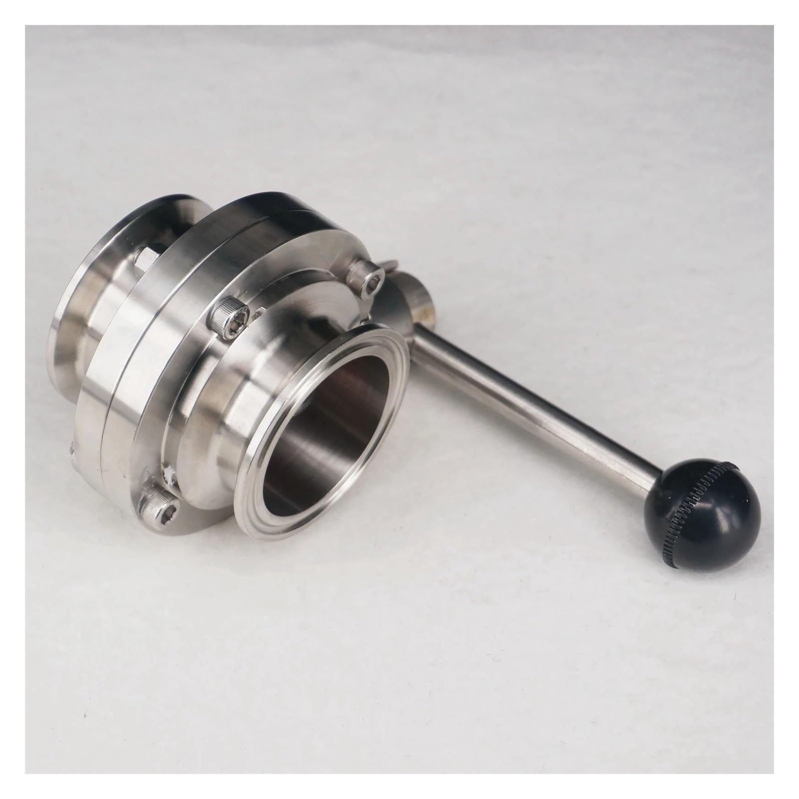 Czmdkexm One Color Fit Tube O.d 51Mm Tri Clamp 2" Ferrule O.d 64Mm Sus 304 Stainless Steel Valve Beer Dairy Product