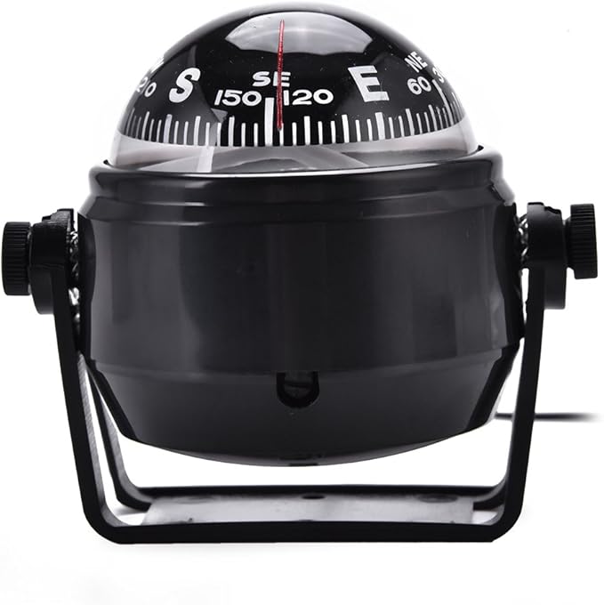 Boat Compass, Outdoor High Precision LED Military Digital