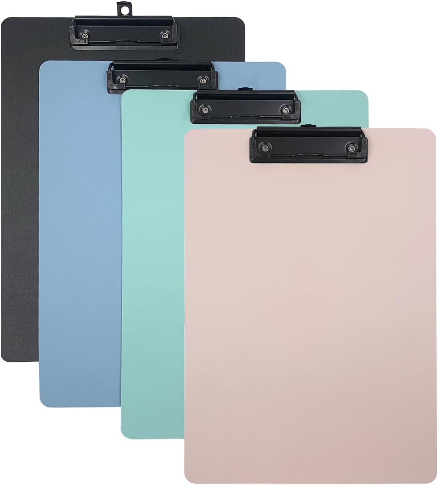 Gmaro A4 Clipboard, Plastic Clipboard Folder with Hanging Hole,Plastics Clip Board with Low Profile Clip for Office,Business,School