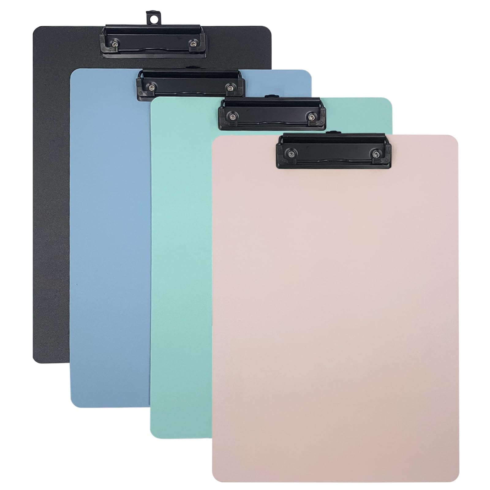 Gmaro A4 Clipboard, Plastic Clipboard Folder with Hanging Hole,Plastics Clip Board with Low Profile Clip for Office,Business,School