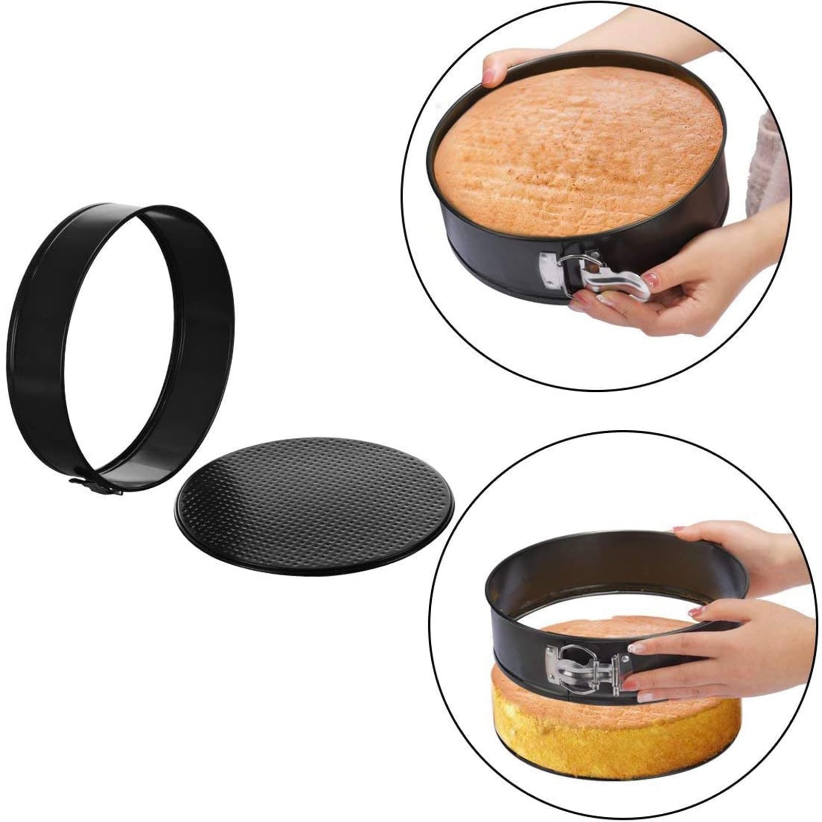 Kit de decoración de tartas – Juego de manga pastelera y boquillas de 458 | piezas, juego de horno para tartas con boquillas de acero inoxidable, de fijación azul reutilizable y para