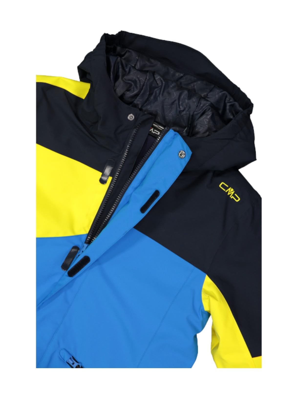 CMP Giacca da bambino FIX Hood B.Blue-Royal Blue Winter Sun