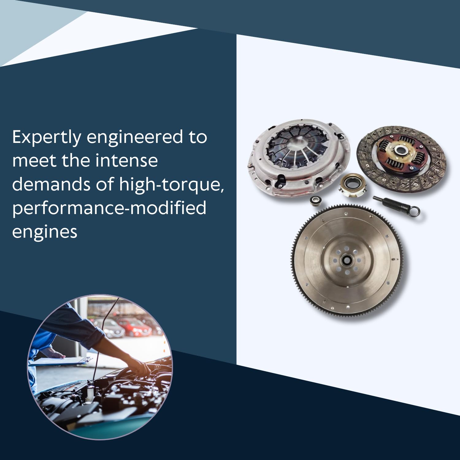 Amazon.com: EXEDY Clutch Kit FJK1005 with EFT Cast Flywheel for