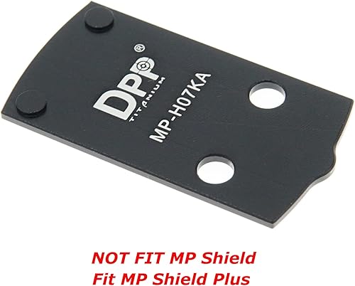 Miniatura 10 de DPP Titanium Adaptador ópticoplaca de montaje compatible con MP Shield Plus Kimber R7 Mako Holosun 407K507K