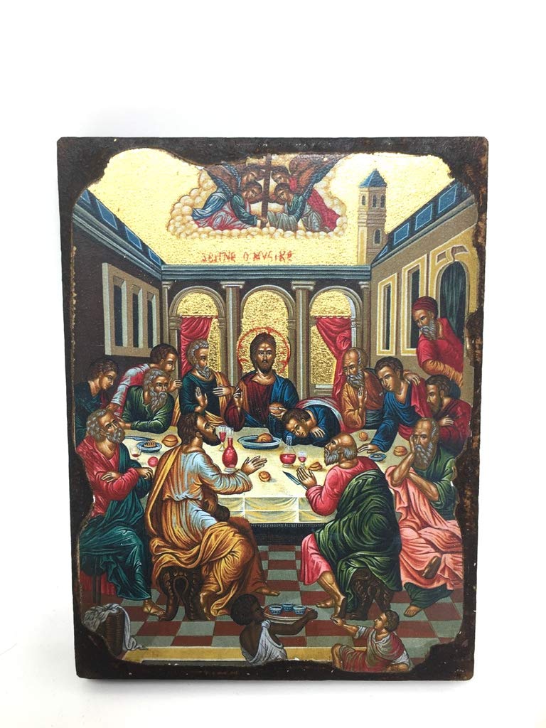 Buy Osiris Trading UK The Last Supper Jesus Christ Picture Hanging Icon Style Religious Wall