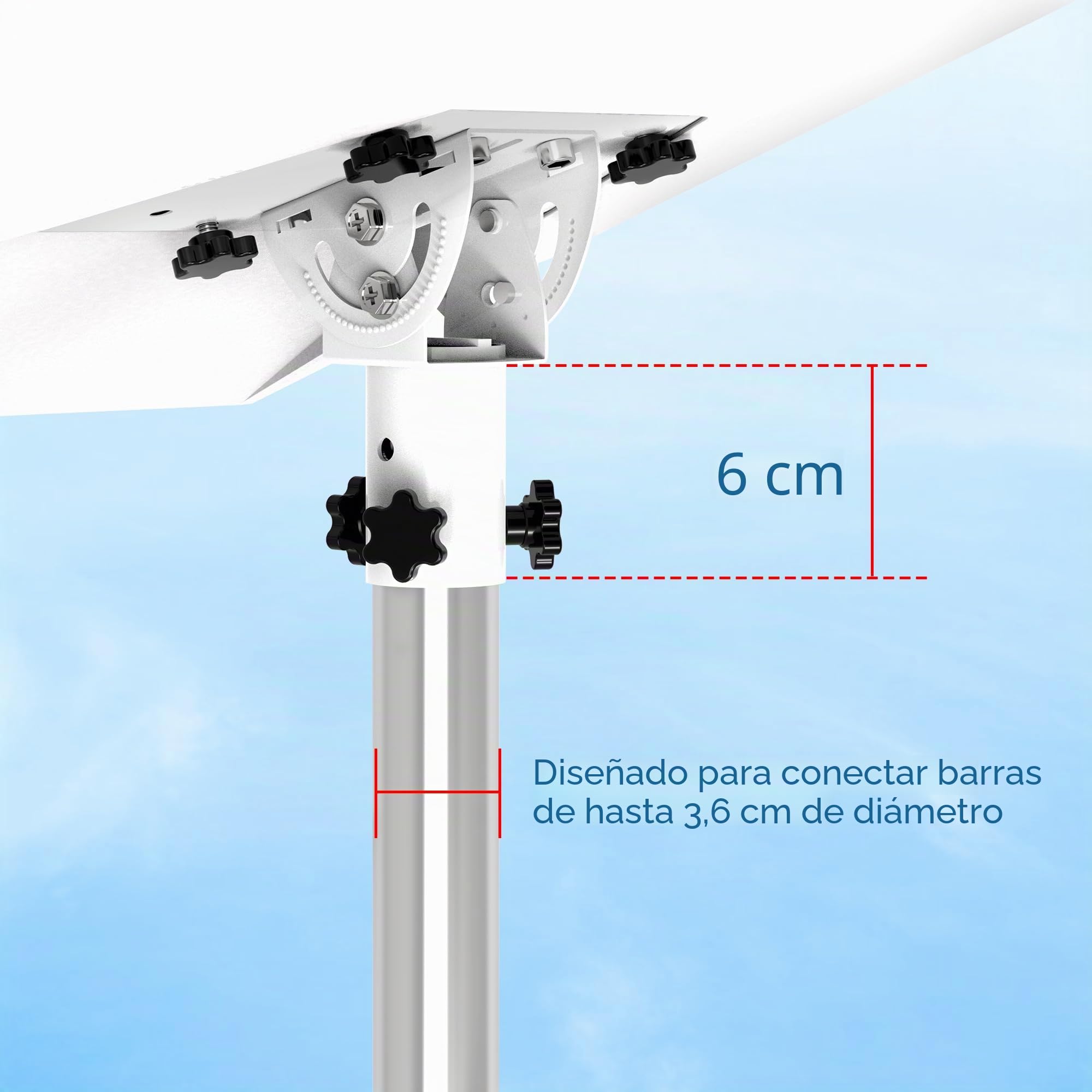 Adaptador De Tubo Starlink Gen 3, Starlink Pole Mount Adapter Kit, Prubovi Starlink Mounting Bracket Kit Compatible with Starlink V3 Standard Boards and Starlink Third Generation (V3) Receivers