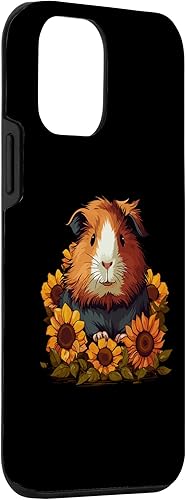 Miniatura 3 de Funda para iPhone 12 mini conejillo de indias con diseño de girasol para los amantes del conejillo de indias