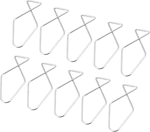 YOKIVE 50 ganchos de techo, ganchos de acero inoxidable para colgar manualidades, decoración de manualidades, ideal para el hogar, oficina, tienda