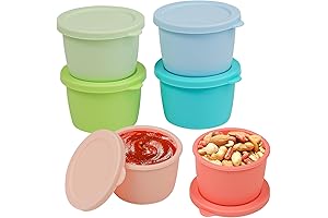Webake Small Silicone Containers for Sauces and Dressings