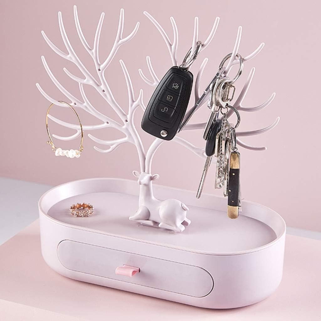 Jewelry Storage Box, Earrings Earrings Earrings Hand Jewelry Display Stand, Key Storage Box (Color : B) (D)