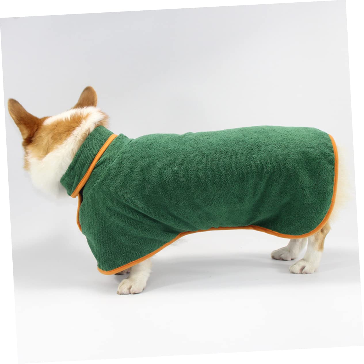 YARNOW 2 Piezas Bata De Gato Toallas De Baño para Gatos Toalla Albornoz para Perros Toallas De Aseo para Perros Toalla para Secar Perros Toalla para Mascotas Perro Albornoz Green