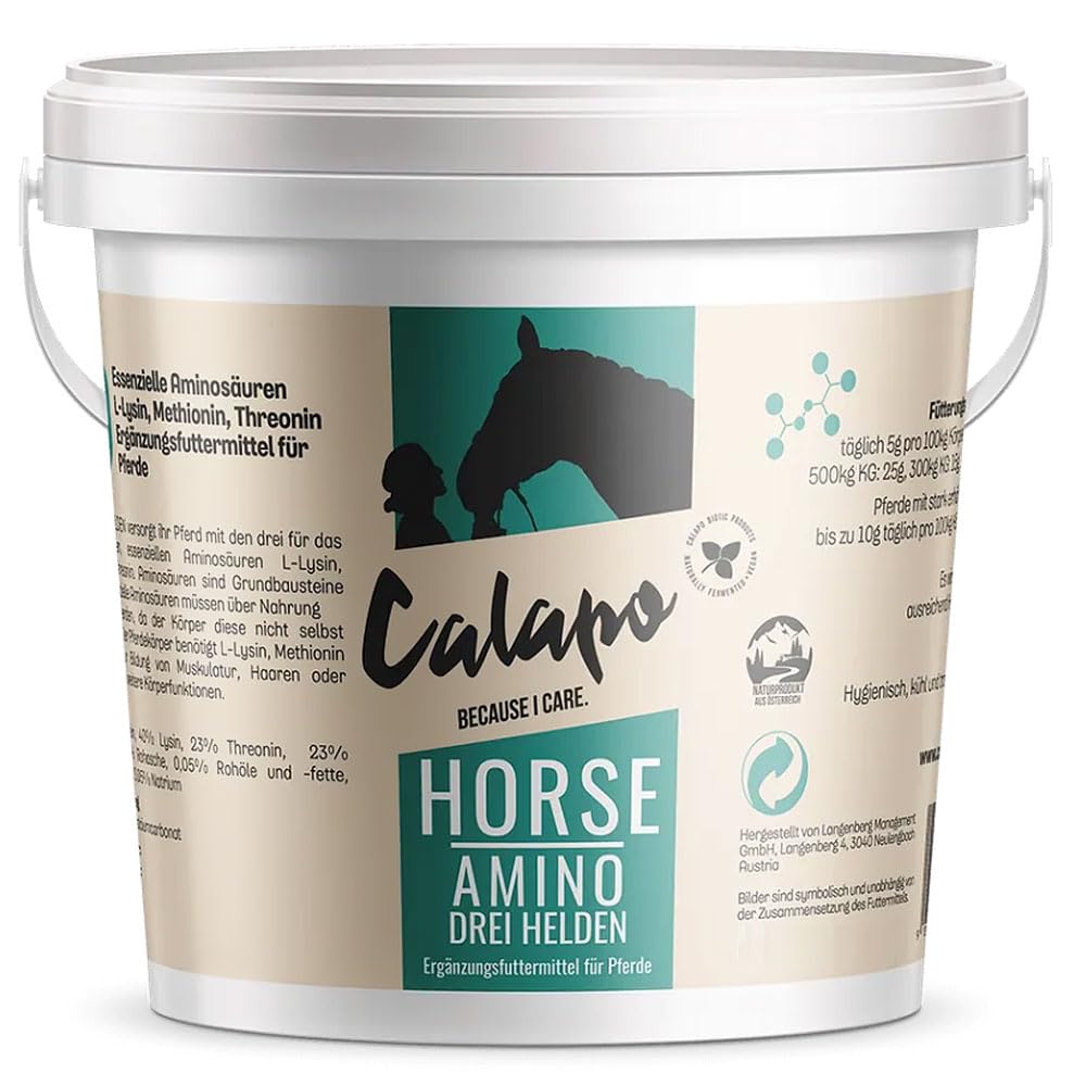 Cheval Amino 3 héros 1000 g renforce la masse musculaire et la récupération du cheval