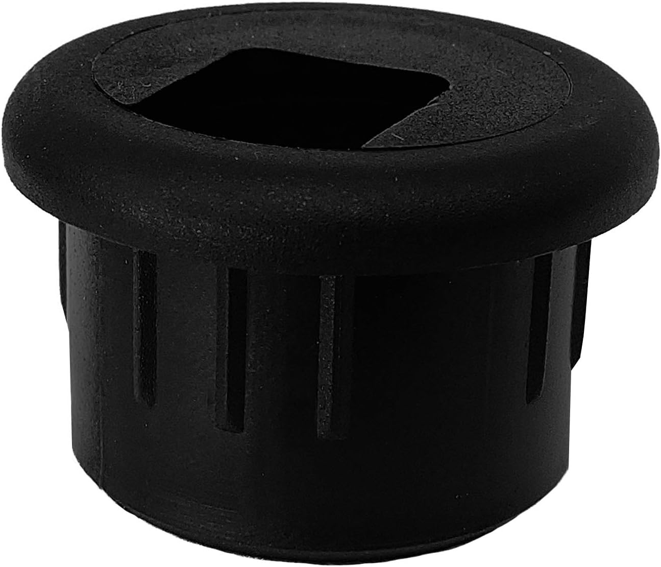 Electriduct 1" Phone and Fax Plastic Grommet - Color: Black - 20 Pack