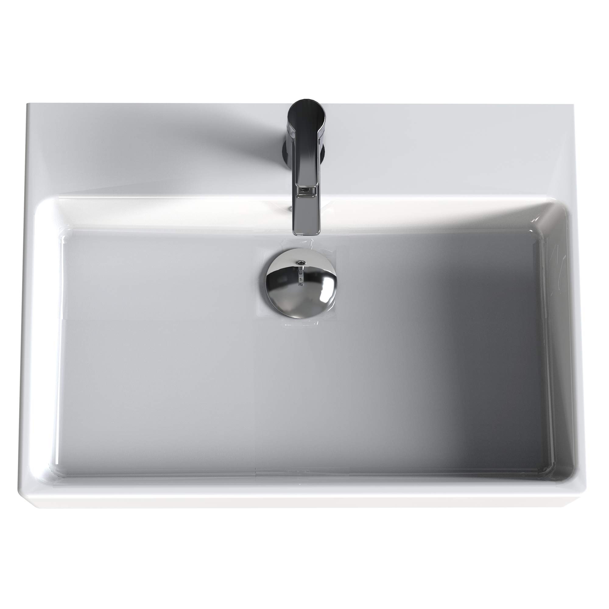 Aqua Bagno SOLO Lavabo, 70 x 50 cm, in ceramica, di Design