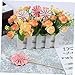 ABOOFAN 20pcs Folding Fan Cake Inserts Creative Decorative Picks for Birthday Wedding Festival Celebrations for Ice and More