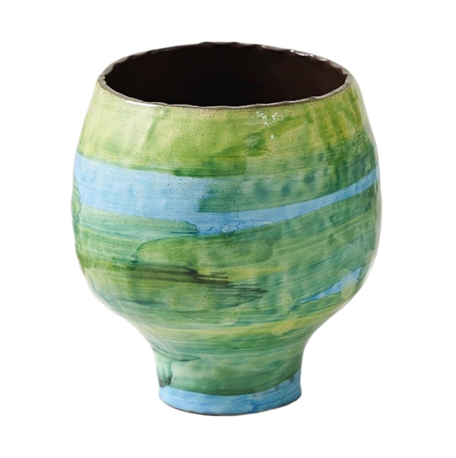 K5C7S3W9D6 Gardening Pot Exquisite Rustic-style Ceramic Flower Pots are Suitable for Variety of Occasions