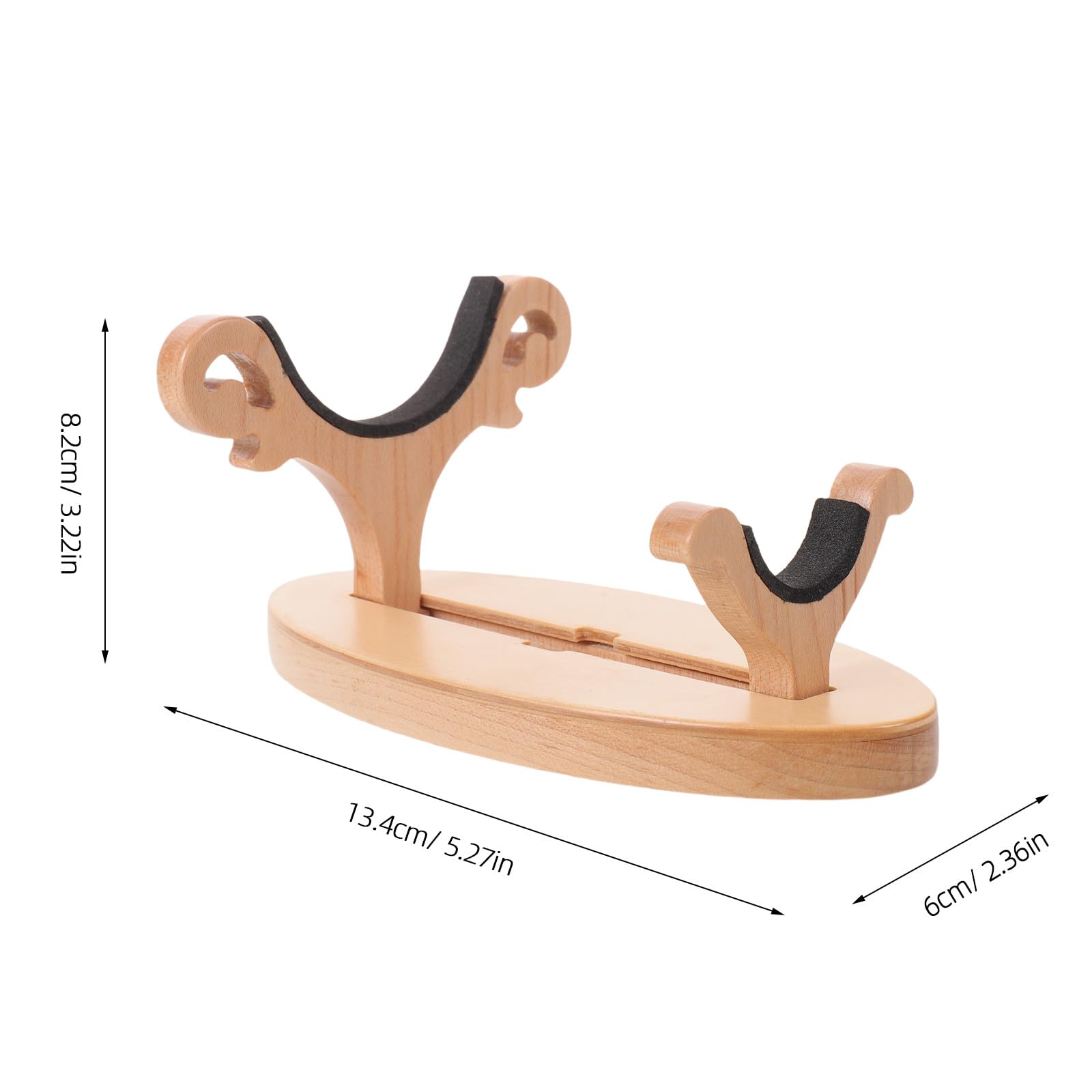 Support pour ocarina : Présentoir en bois pour ocarinas à 12 trous - Socle pour harmonica - Accessoires pour flûte (rangement et présentation)