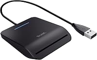 Trust Primo DNI intelligenskártya-olvasó USB, 100 cm kábel - fekete 9