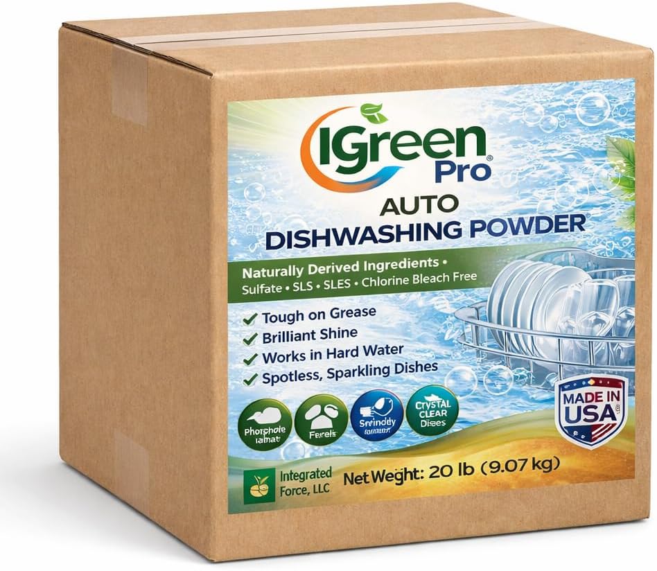 Natural Automatic Dishwashing Detergent Powder