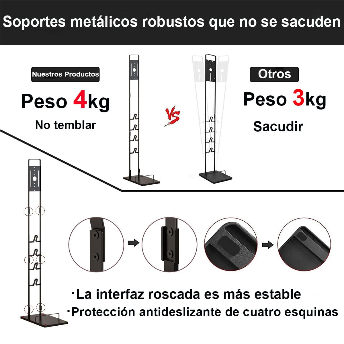 Foho Metal Soporte Organizador Compatible para Dyson V16 Gen5 V15s V15 V12 Slim V11 V10 V8 V7 V6 Aspirador