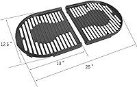 Vista 2 de Stanbroil Parrilla de hierro fundido para parrillas de cocina Coleman Roadtrip Swaptop Grills LX LXE LXX, paquete de 2