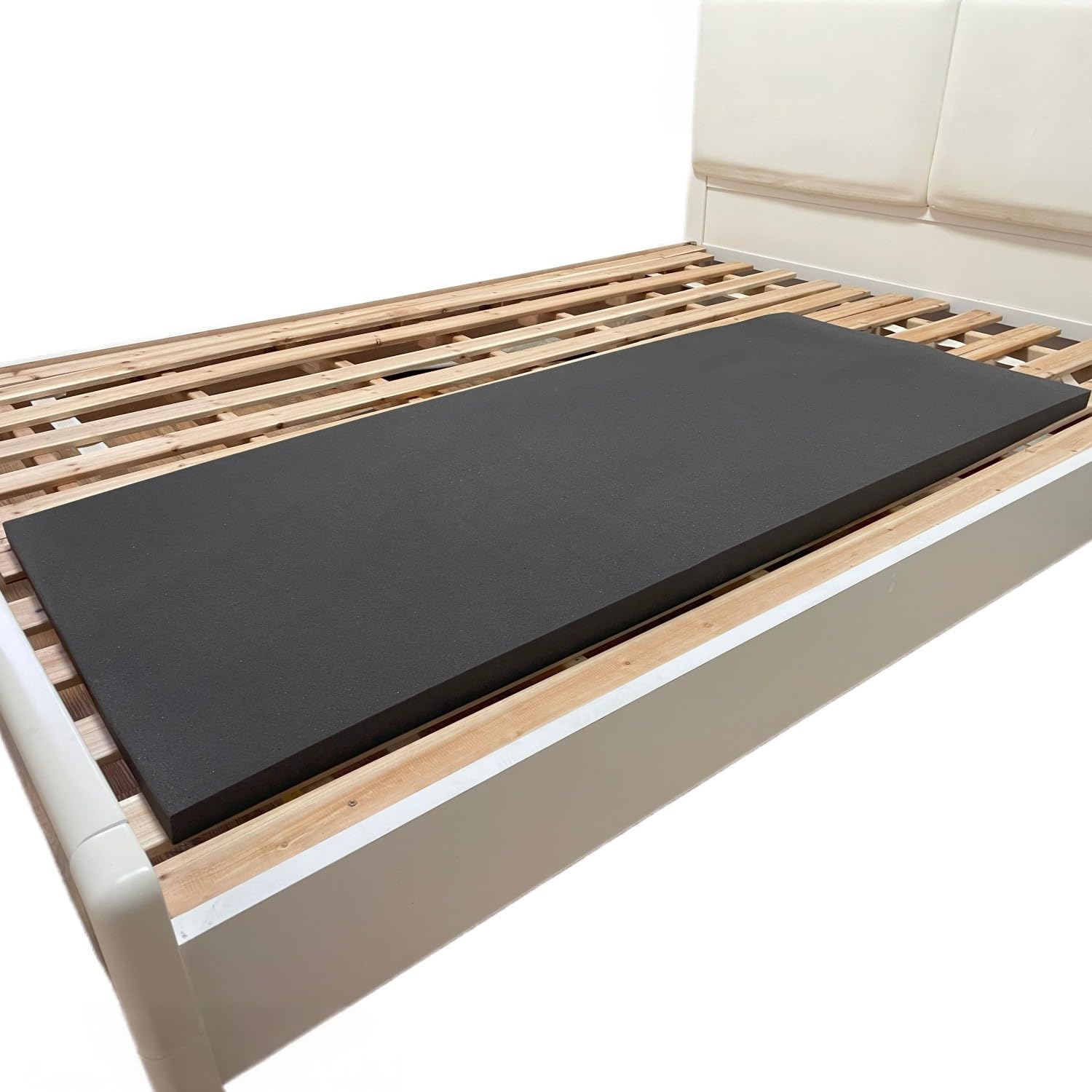 Sagging Mattress Support – 60” x 24” x 2” High-Density 50D Foam Under Mattress Support for Sinking Beds – Arched Bed Board to Fix Mattress Sag & Restore Firmness – Ideal for Couch & Sofa Support