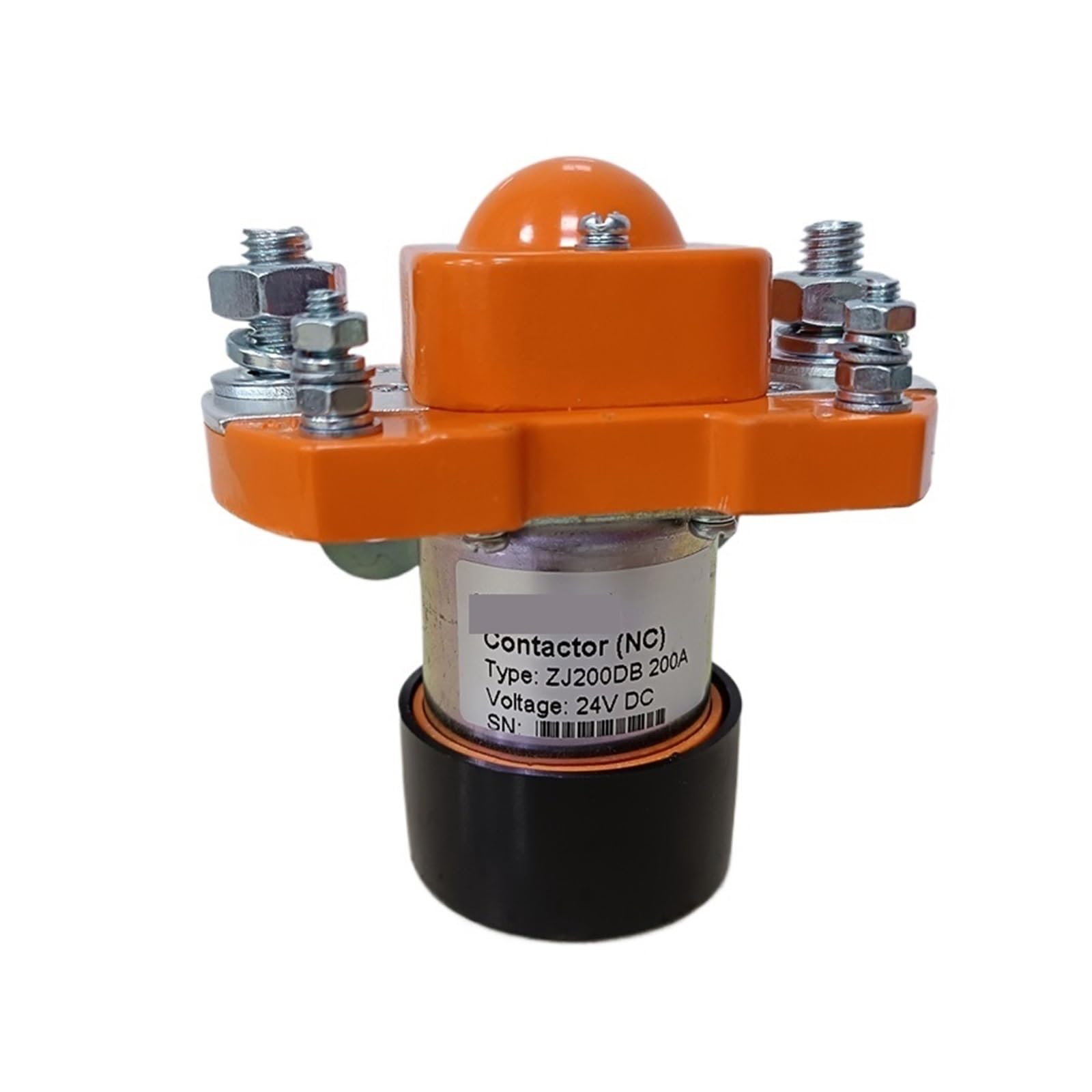 NACODLUL Solenoid Relay Contactor ZJ200DB ZJ200B 12V 24V 36V 48V 72V 80V 200A(ZJ200DB 24V)