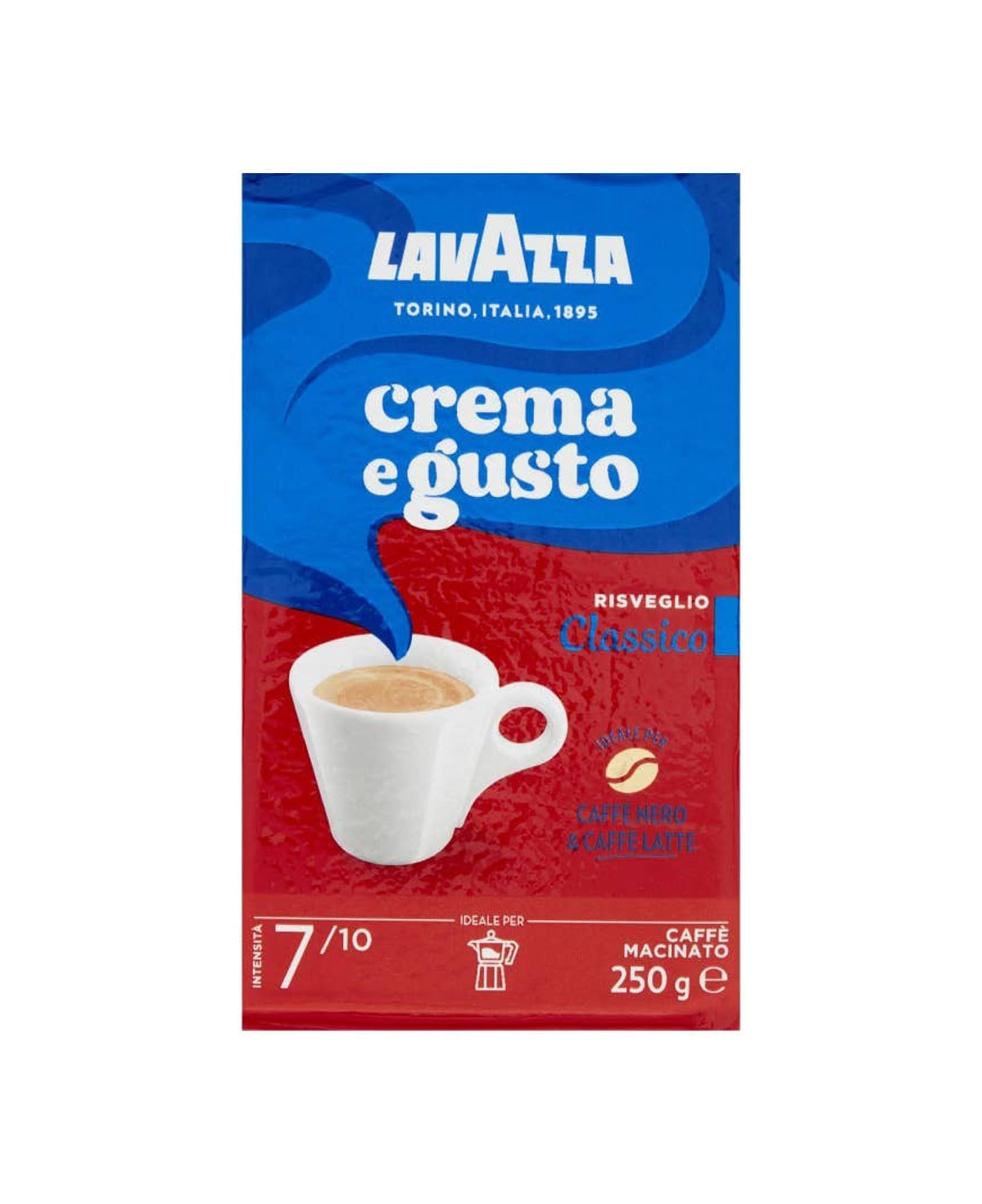 Crema e Gusto Caffè Macinato Classico Café molido clásico Cream and Taste 10x 250gr + Italian Gourmet polpa 400g