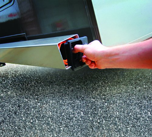 Image of Camco No Insect RV Bumper Cap | Features Vent Holes | Squeeze Grip for Easy Installation and Removal | Durable Construction | (40325)