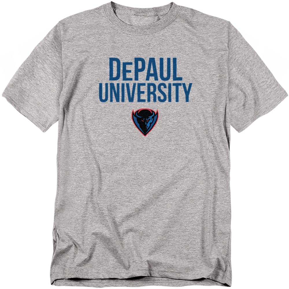 DePaul University Official Stacked Unisex Adult T Shirt