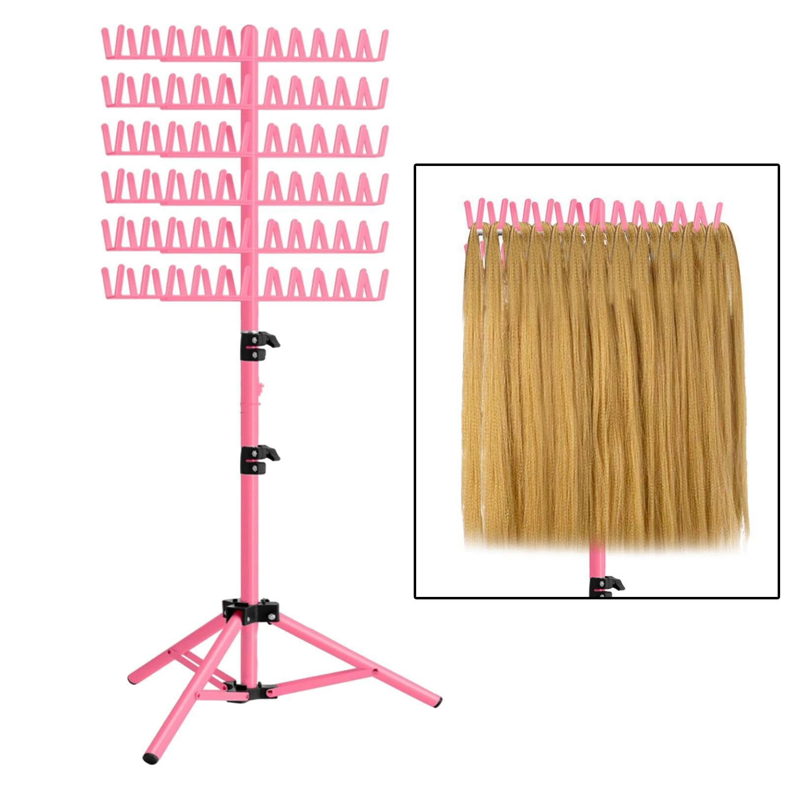 Soporte de Pie para Trenzar El Cabello, Soporte para Pelucas Ligero Y Estable para Salones de Belleza Y Uso Doméstico.