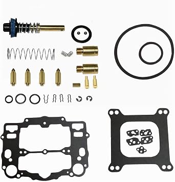 Autu Parts Carburetor Rebuild Kit Repair for Edelbrock 1400 1404 1405 1406 1407 1409 1411 fits all Automotive 500,600,650,700,750, 800 CFM 809064 for Carter 9000 series AFB Edelbrock 4 BBL