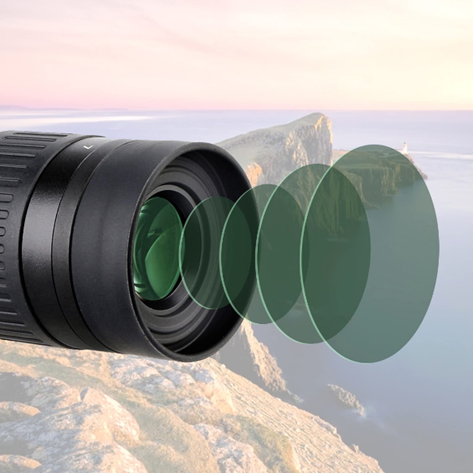 Oculares con Zoom para Telescopios de 1,25, Kit de Accesorios de Telescopio Versátil, Juego de Oculares de Telescopio con Zoom de 7 a 21 Mm 1,25 para Ver la Luna, los Planetas y
