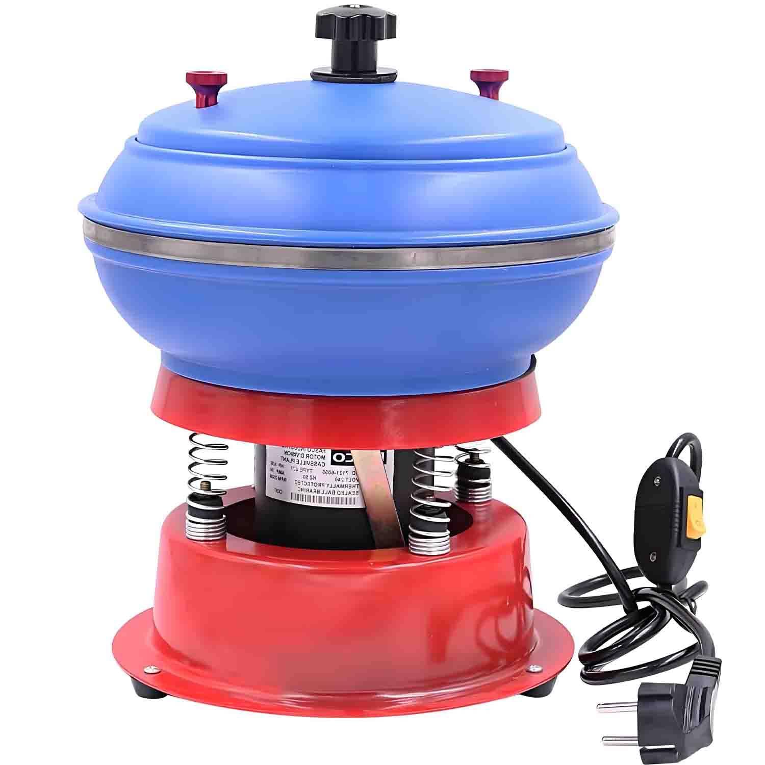 UORDBY Electric Vibrating Bowl, Big Capacity Vibratory Rock Tumbler Jewelry Polisher, Magnetic Tumbler Jewelry Polisher, for Jewelry, Jade & Small Metal Parts Finishing