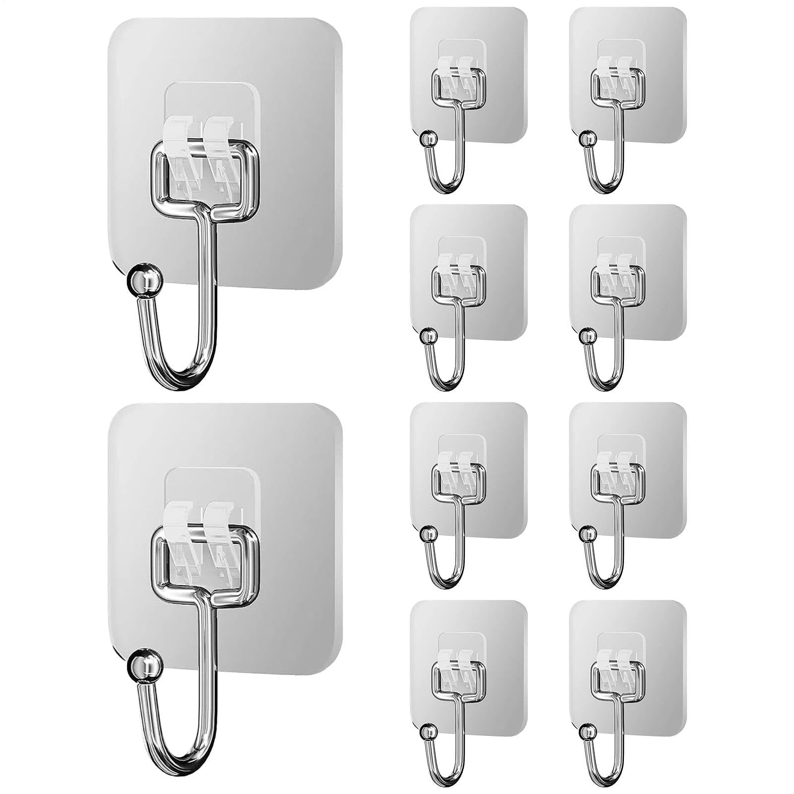 MRKU Coat Rack with Hooks self Adhesive,Adhesive