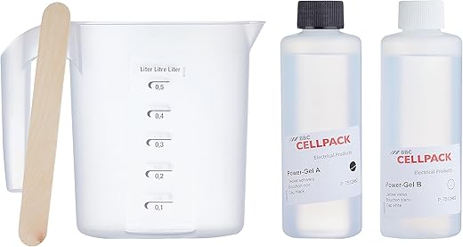 Cellpack CEL335120 Power Gel Pro 400 ml pour Rendre étanche Une Installation électrique, Blanc