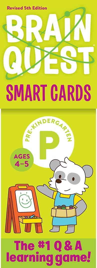 Workman Brain Quest Pre-Kindergarten Smart Cards Revised 5th Edition (Brain Quest Smart Cards)