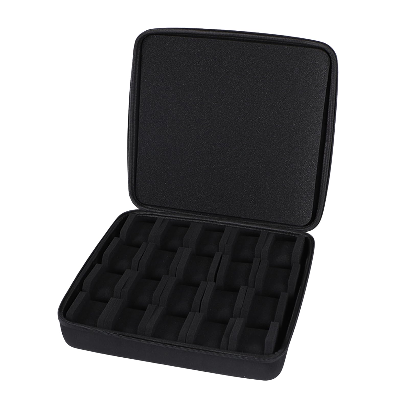 Caja protectora de almacenamiento con 20 ranuras para pulsera, joyas, relojes, objetos pequeños, organizadores de dispositivos, uso diario, viajes, organizadores de relojes para coleccionistas