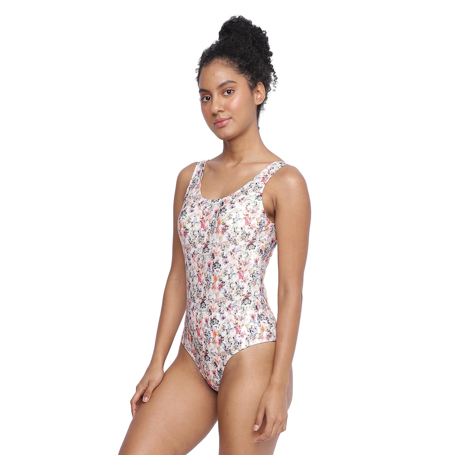 la intimo Kalpeni Basic Round Neck Padded Monokini for Women One Piece Swimwear Swimsuit-picture-36