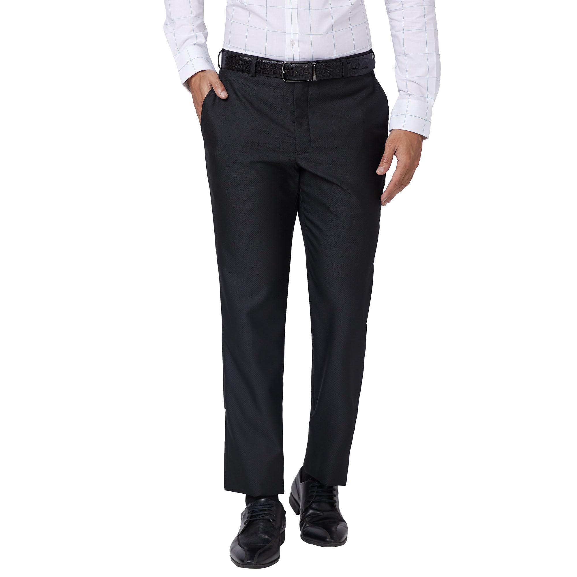 park avenue Men's Mid Rise Regular Fit Trouser-picture-35