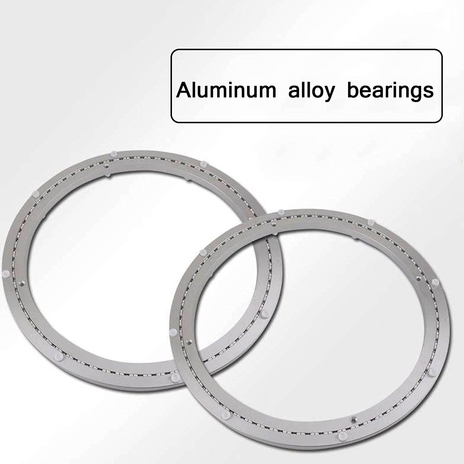 Rundes Drehteller Kugellager, Aluminiumlegierung Glatte Schwenkplatte Leise