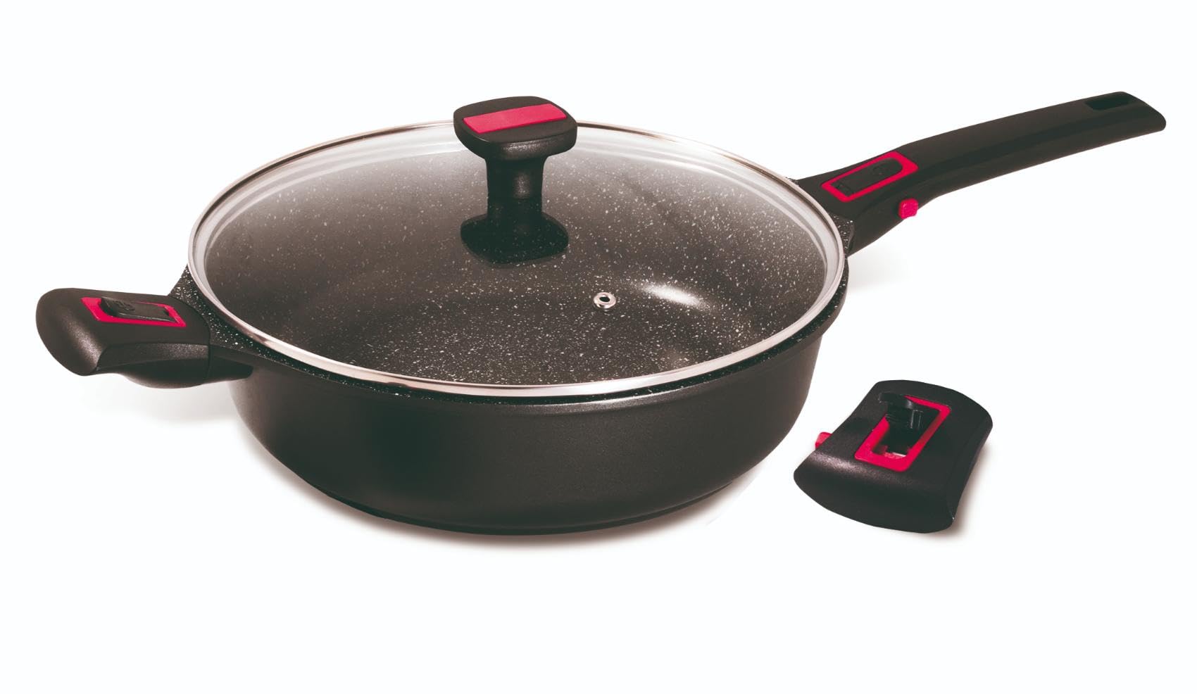Baumalu Sauteuse Granit Pro, sauteuse fonte d'aluminium, Ø28cm, 4,1L, induction