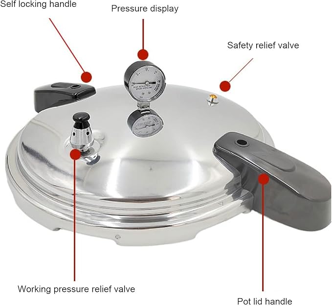 Olla a Presión de Aluminio 23L Cryfokt miniatura 5