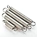 SINEKY 10pcs 304 Stainless Steel Tension Cylindroid Helical Coil Small Mini Extension Spring WD 0.6mm 0.7mm 0.8mm (Size : 50mm (10Pcs), Color : 6MM_0.6MM)